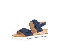 Plateausandaletten GABOR "Plateau Sandale", Damen, Gr. 38,5, blau, Schuhe (68234508-38,5) blau