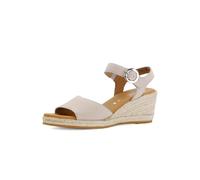 Keilsandalette GABOR "Keilsandalette", Damen, Gr. 39, beige, Schuhe (25592401-39) beige