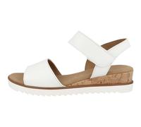 Gabor GENUA 42.750.50 weiß - Riemchen Sandale für Damen - Größe 40.5