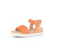 Gabor Damen Keilsandalen, Frauen Sandalen,Moderate Mehrweite (G),Keilsandaletten,Keilabsatz,Wedge-Heel,bequem,flach,Carrot,40.5 EU / 7 UK