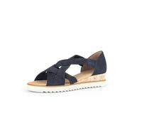 Gabor Damen Keilsandalen, Frauen Sandalen,Soft-Move,daempfung,Best-Fitting,gesund,elastisch,gepolstert,polsterung,pink,Blue (Kork),37.5 EU / 4.5 UK
