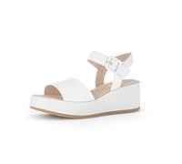 Gabor Damen Keilsandalen, Frauen Sandalen,Wedge-Heel,hoch,Sommerschuhe,Freizeitschuhe,offene Schuhe,Strandschuhe,Keilabsatz,Latte,38.5 EU / 5.5 UK
