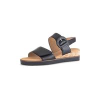 Gabor Damen Keilsandalen, Frauen Sandalen,Weiss,schwarz,Jollys,Glitzer,blau,Rolling-Soft,Sensitive,Basic,Derby,rosa,schwarz (Kork),40 EU / 6.5 UK