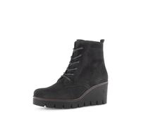 Gabor Damen Keilstiefeletten, Frauen Stiefeletten,Best Fitting,uebergangsschuhe,uebergangsstiefel,Keilstiefel,schwarz (Cognac),40.5 EU / 7 UK
