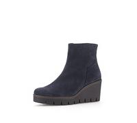 Gabor Stiefelette Veloursleder Marine Warmfutter