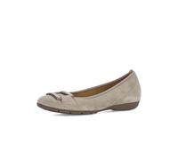 Gabor 74.166.12 grau - Ballerina - Halbschuhe - Slipper für Damen - Größe 38