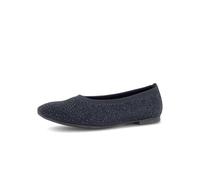 Gabor Damen Klassische Ballerinas, Frauen Ballerinas,aktuell,Freizeit,festlich,Schaft-weiten,senkfuss,Lady,Midnight (Glitter),38 EU / 5 UK