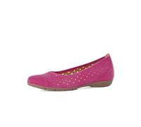 Gabor Damen Klassische Ballerinas, Frauen Ballerinas,Ballerinen,Halbschuhe,Sommerschuhe,Slipper,Ausgehschuhe,Abendschuhe,rot,pink,42 EU / 8 UK