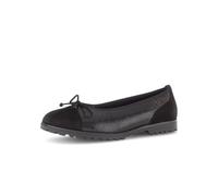 Gabor Damen Klassische Ballerinas, Frauen Ballerinas,bequemlichkeit,breite,extra,fersen-Riemen,gefuettert,komfortable,weit,schwarz,42 EU / 8 UK