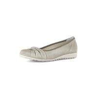 Gabor Damen Klassische Ballerinas, Frauen Ballerinas,Fashion,metallic,Effekt,Easy-Walking,elegant,einlege-Sohle,geschlossen,Schilf,39 EU / 6 UK