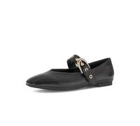 Gabor Damen Klassische Ballerinas, Frauen Ballerinas,geschlossen,Holly-Jolly,Navy,Nappa-Leder,Night-Blue,Off-White,schwarz (Gold),40.5 EU / 7 UK
