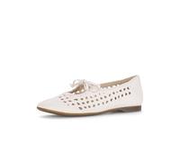 Ballerina GABOR "Gabor Ballerinas Glattleder", Damen, Gr. 39, creme, Glattleder, Schuhe Ballerina (60661925-39) creme