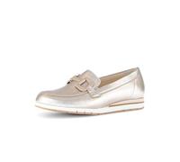 Gabor Damen Klassische Ballerinas, Frauen Ballerinas,Komfort-Mehrweite,modisch,orthopaedisch,einlege-Sohlen,Soft-Move,Puder (Uni),37 EU / 4 UK