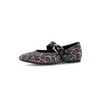 Gabor Damen Klassische Ballerinas, Frauen Ballerinas,Ladies,Women's,Woman,Ballerina-Schuhe,Ballett-Schuhe,flach,grau/schwarz,41 EU / 7.5 UK