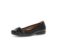 Gabor Damen Klassische Ballerinas, Frauen Ballerinas,Moderate Mehrweite (G),schwarz (57),44 EU / 9.5 UK