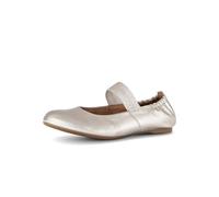 Ballerina GABOR "Eleganter Ballerina", Damen, Gr. 42, silber (gold), Schuhe Ballerina (32244569-42) gold