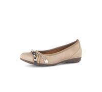 Gabor Damen Klassische Ballerinas, Frauen Ballerinas,Sand Kombi (14),40 EU / 6.5 UK