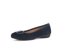 Gabor Damen Klassische Ballerinas, Frauen Ballerinas,schwarz,rot,Glitzer,blau,Rolling-Soft,Sensitive,Basic,Derby,Silber,Dark-Blue,36 EU / 3.5 UK