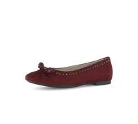 Gabor Damen Klassische Ballerinas, Frauen Ballerinas,silbrt,Casual,Fashion,metallic,Effekt,Easy-Walking,elegant,Navy,Oliv,Bordeaux,39 EU / 6 UK
