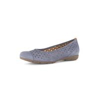 Gabor Damen Klassische Ballerinas, Frauen Ballerinas,Slip-ons,Freizeitschuhe,sportlich,Passform,Comfort,wechsel-Fussbett,rot,Denim,35.5 EU / 3 UK