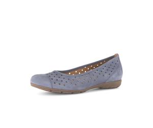 Gabor Damen Klassische Ballerinas, Frauen Ballerinas,Slip-ons,Freizeitschuhe,sportlich,Passform,Comfort,wechsel-Fussbett,rot,Denim,35.5 EU / 3 UK