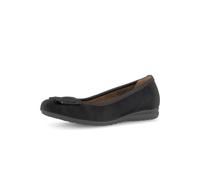 Gabor comfort Samtchevreau für Damen, schwarz, Größe 38 EU / 5 UK