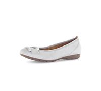 Gabor Damen Klassische Ballerinas, Frauen Flats,Abendschuhe,Slip-ons,klassisch elegant,Ballerinen,Pumps,Slipper,lightgrey/Silber,38 EU / 5 UK