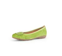 Gabor Damen Klassische Ballerinas, Frauen Flats,Abendschuhe,Slip-ons,klassisch elegant,Ballerinen,Pumps,Halbschuhe,Granny Green,40 EU / 6.5 UK