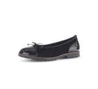 Gabor Damen Klassische Ballerinas, Frauen Flats,Ausgehschuhe,Abendschuhe,Slip-ons,klassisch elegant,Ballerinen,schwarz (Cognac),42 EU / 8 UK
