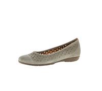 Gabor Damen Klassische Ballerinas, Frauen Flats,Ballet-Flats,Ausgehschuhe,Abendschuhe,Slip-ons,Freizeitschuhe,sportlich,Schilf,38 EU / 5 UK