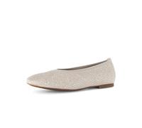 Gabor Damen Klassische Ballerinas, Frauen Flats,Ballet-Flats,flach,Ausgehschuhe,Abendschuhe,Slip-ons,Ballerinen,Oak (Glitter),38 EU / 5 UK