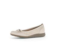 Gabor Damen Klassische Ballerinas, Frauen Flats,Best Fitting,Ballett-Schuhe,Ballet-Flats,Ausgehschuhe,Abendschuhe,Slip-ons,Desert,41 EU / 7.5 UK