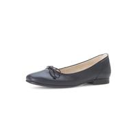 Gabor Damen Klassische Ballerinas, Frauen Flats,Best Fitting,flach,Ausgehschuhe,Abendschuhe,Slip-ons,klassisch elegant,Midnight,37 EU / 4 UK