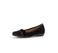 Gabor Damen Klassische Ballerinas | Frauen Flats | Freizeitschuhe | sportlich | Ballerinen | Pumps | Halbschuhe | Sommerschuhe | flach | schwarz | 41 EU - 7.5 UK