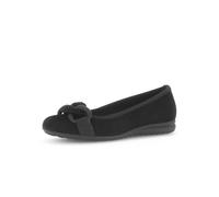 Gabor Damen Klassische Ballerinas, Frauen Flats,Halbschuhe,Sommerschuhe,Ballerina-Schuhe,Ballett-Schuhe,flach,schwarz (Uni+OBL),40 EU / 6.5 UK