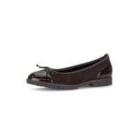 Gabor Ballerina 74.100 – Klassische Damen-Ballerina, flach, Chocolate, 38 EU / 5 UK