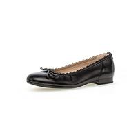 Gabor Damen Klassische Ballerinas, Frauen Flats,klassisch elegant,Ballerinen,Halbschuhe,Sommerschuhe,Slipper,Ballet-Flats,schwarz,36 EU / 3.5 UK