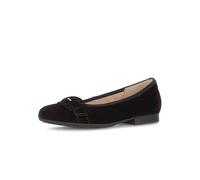 Gabor Damen Ballerinas comfort 62.463 FS2025 elegant schwarz (gold) Größe 38 EU / 5 UK