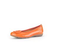 Gabor Damen Klassische Ballerinas, Frauen Flats,klassisch elegant,Ballerinen,Pumps,Halbschuhe,Sommerschuhe,Slipper,flach,Pumpkin,38 EU / 5 UK