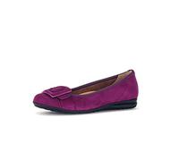 Gabor Damen Klassische Ballerinas, Frauen Flats,Moderate Mehrweite (G),Halbschuhe,Sommerschuhe,Ballerina-Schuhe,flach,Malve,37.5 EU / 4.5 UK