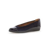 Gabor Damen Klassische Ballerinas, Frauen Flats,Moderate Mehrweite (G),Sommerschuhe,Ausgehschuhe,Abendschuhe,Slip-ons,Ocean,35 EU / 2.5 UK