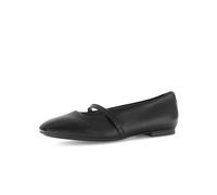 Gabor Damen Klassische Ballerinas, Frauen Flats,Slip-ons,Gummizug,Ballerinen,Pumps,Halbschuhe,Sommerschuhe,Slipper,flach,schwarz,42 EU / 8 UK