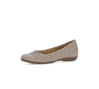 Gabor Damen Ballerina Sportlich Leinen Beige Größe 40,5 / 7 UK
