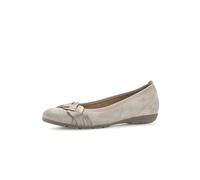 Gabor Damen Klassische Ballerinas, Frauen Flats,Slip-ons,klassisch elegant,Ballerinen,Pumps,Halbschuhe,Sommerschuhe,Visone/Mutaro,37 EU / 4 UK