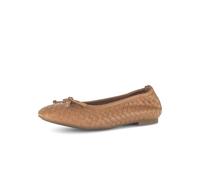 Gabor Damen Klassische Ballerinas, Frauen Flats,Slip-ons,klassisch elegant,Ballerinen,Pumps,Halbschuhe,Sommerschuhe,Slipper,Nougat,37.5 EU / 4.5 UK