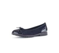 Gabor Damen Klassische Ballerinas, Frauen Flats,Slip-ons,klassisch elegant,Schleife,Ballerinen,Pumps,Halbschuhe,Atlantik (Cognac),37 EU / 4 UK