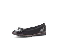 Gabor Damen Klassische Ballerinas, Frauen Flats,Slipper,Ballerina-Schuhe,Ballett-Schuhe,Ballet-Flats,Ausgehschuhe,schwarz (Cognac),43 EU / 9 UK