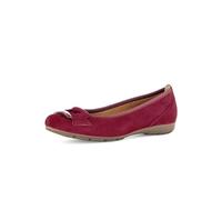Gabor Damen Klassische Ballerinas, Frauen Flats,Slipper,Ballerina-Schuhe,Ballett-Schuhe,Ballet-Flats,flach,Merlot/Cherry,37.5 EU / 4.5 UK