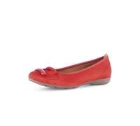Gabor Damen Klassische Ballerinas, Frauen Flats,Slipper,Ballerina-Schuhe,Ballett-Schuhe,Ballet-Flats,flach,Ausgehschuhe,fire/Rosso,39 EU / 6 UK