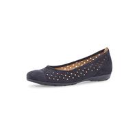 Gabor Damen Klassische Ballerinas, Frauen Flats,sportlich,Ballerinen,Pumps,Halbschuhe,Sommerschuhe,Slipper,Ballet-Flats,Nightblue,41 EU / 7.5 UK